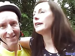 Euro Anh milf trong vớ anal fuck