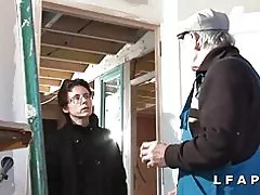 Trưởng thành sodomisee pháp nghiêm trọng ở gangbang với papy